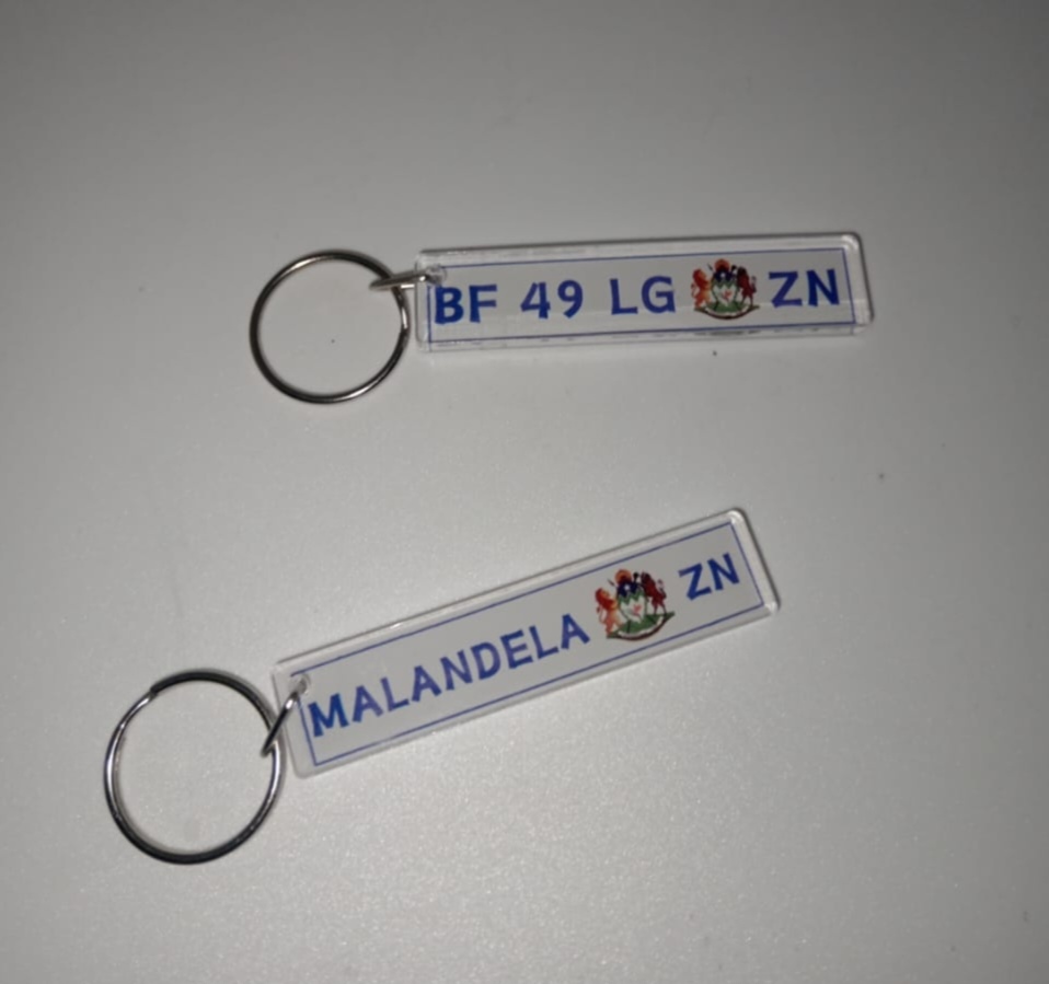 Number Plate Keyholder