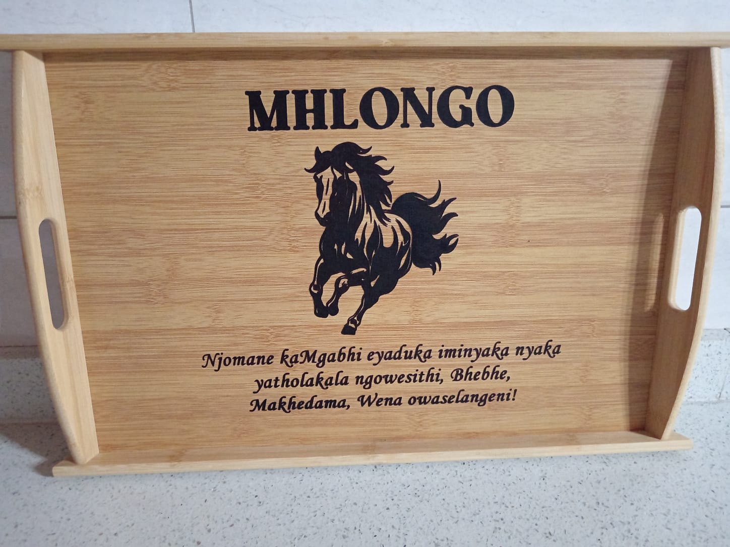 Personalized Engraved Tray