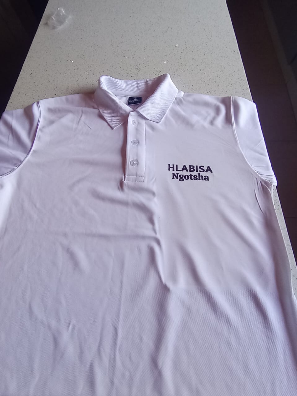 White T-Shirt — Golf Shirt