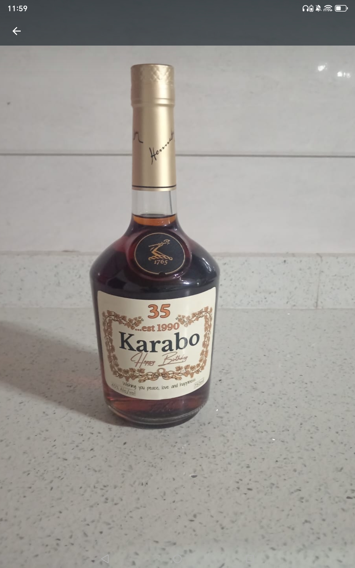 Personalized Hennessy