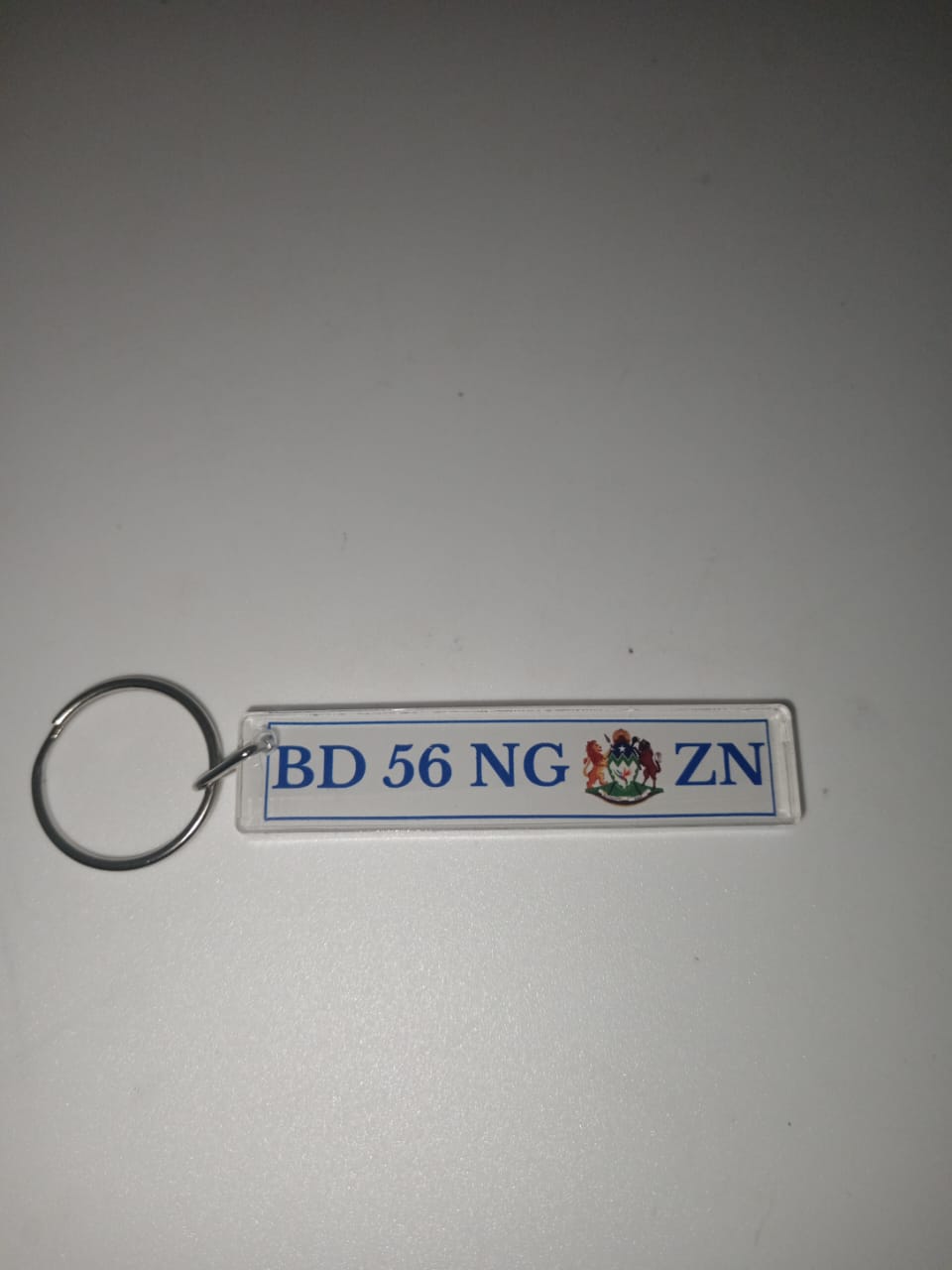 Number Plate Keyholder